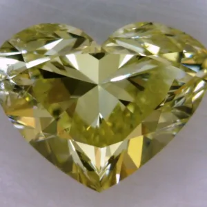 1.16 Carat Heart Fancy Light Yellow Natural Diamond