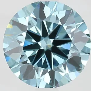 1.76 Carat Fancy Vivid Blue VS1 ROUND Lab Diamond