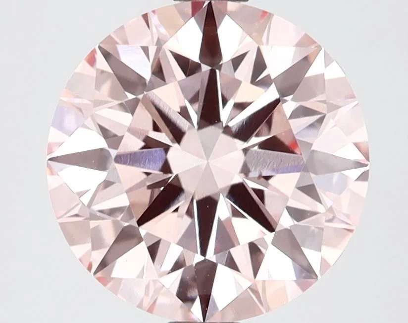 2.65 Carat Round Fancy Intense Pink VS1 Lab Diamond 1 2.65 Carat Round Fancy Intense Pink VS1 Lab Diamond
