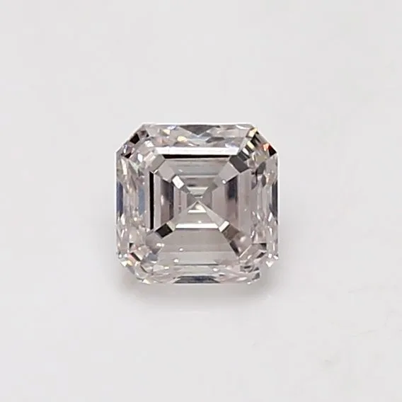 0.61 Carat Very Light Pink SI1 ASSCHER Diamond