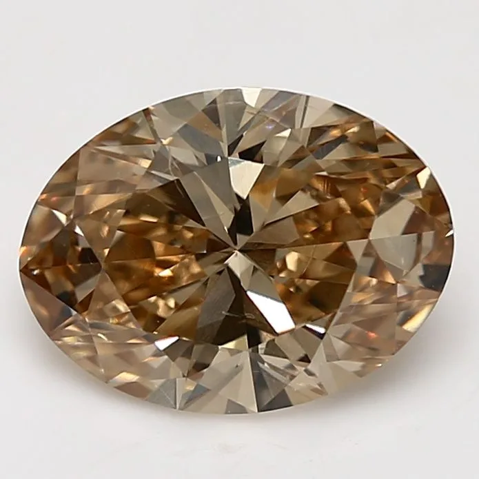 4.03 Carat Oval Fancy Yellow SI1 Natural Diamond