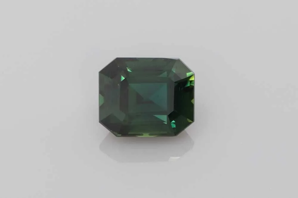 5.28 Carat EMERALD SAPPHIRE 1 5.28 Carat EMERALD SAPPHIRE