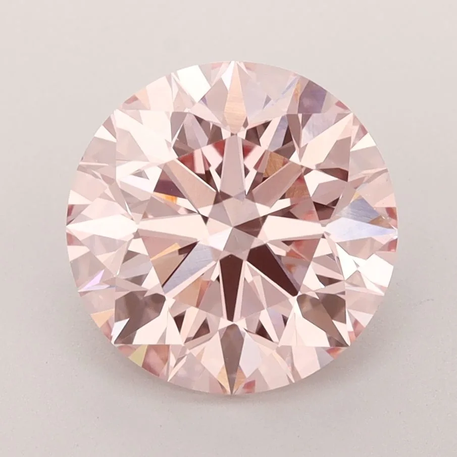 3.08 Carat Fancy Intense Pink VVS2 ROUND Lab Diamond