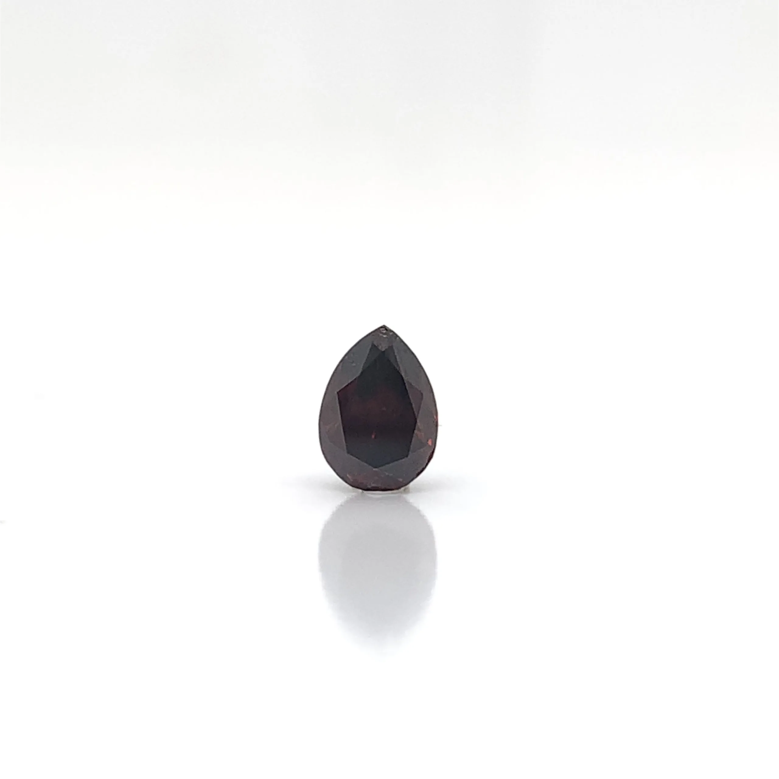 1 Carat Fancy Dark Orangey Brown  PEAR Diamond