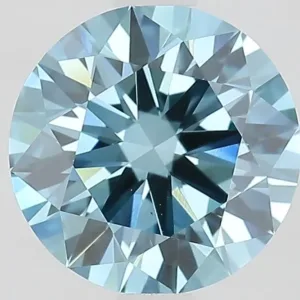 1.59 Carat Fancy Vivid Blue VS1 ROUND Lab Diamond