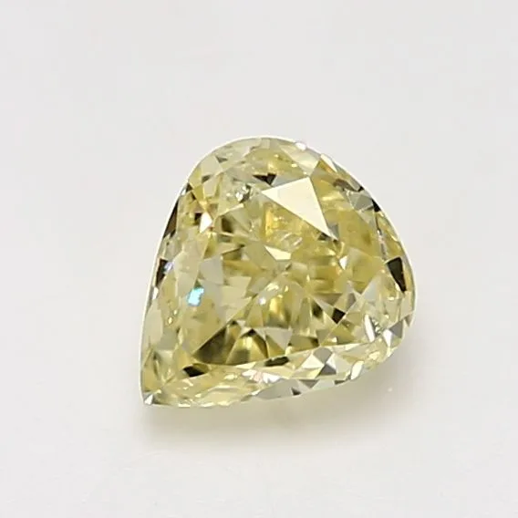 1.01 Carat Pear Fancy Yellow SI1 Natural Diamond