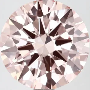 3.01 Carat Round Fancy Intense Pink VVS2 Lab Diamond