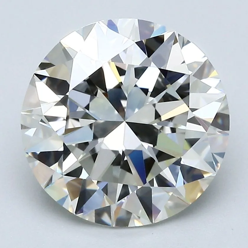 4.02 Carat Round J VVS2 Natural Diamond 1 4.02 Carat Round J VVS2 Natural Diamond