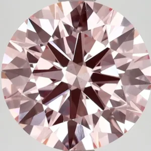 3 Carat Round Fancy Vivid Pink VS1 Lab Diamond