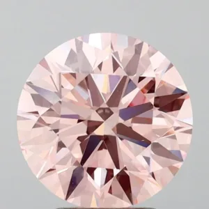 3 Carat Round Fancy Intense Pink VS1 Lab Diamond