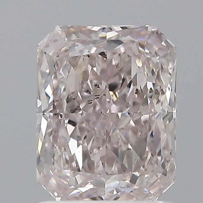 1.32 Carat Radiant Fancy Light Brown Pink SI2 Natural Diamond