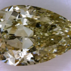 1.51 Carat Pear Fancy Yellow I1 Natural Diamond