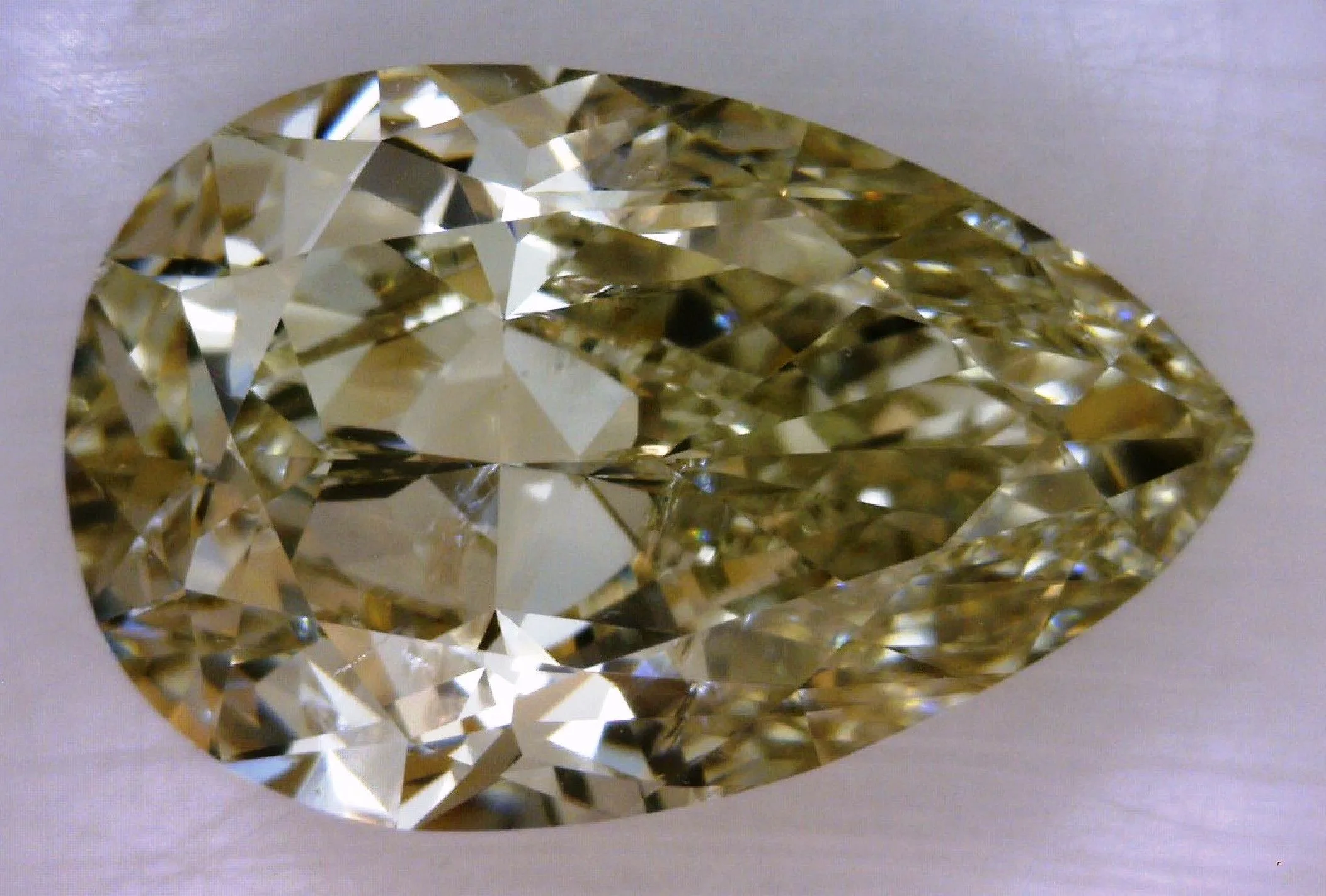 1.51 Carat Pear Fancy Yellow I1 Natural Diamond 1 1.51 Carat Pear Fancy Yellow I1 Natural Diamond