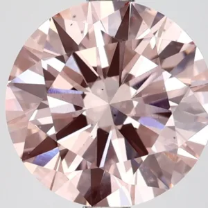 2.56 Carat Round Fancy Pink VS2 Lab Diamond