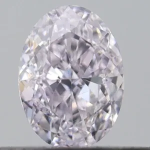 0.3 Carat Oval Light Pink VVS2 Natural Diamond
