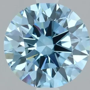 1.51 Carat Round Fancy Vivid Blue VS1 Lab Diamond