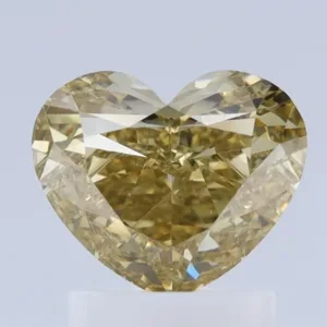 1.52 Carat Heart Fancy Yellow VS1 Natural Diamond