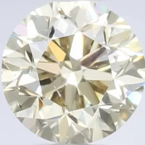 0.51 Carat Round Fancy Light Brown Natural Diamond