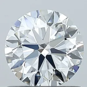0.9 Carat Round D VVS2 Natural Diamond