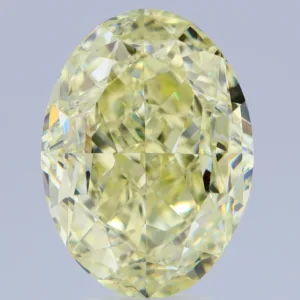 8.01 Carat Oval Fancy Light Yellow VS1 Natural Diamond