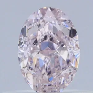 0.5 Carat Oval Light Pink VVS1 Natural Diamond