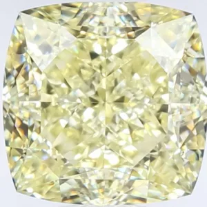 1.78 Carat Cushion Brilliant Fancy Yellow VVS2 Natural Diamond