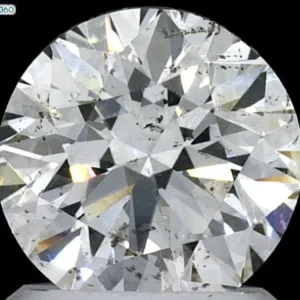 1.5 Carat Round J SI2 Natural Diamond