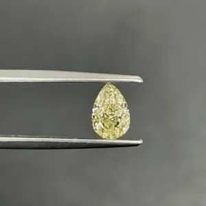 1.03 Carat Pear Fancy Yellow VVS2 Natural Diamond