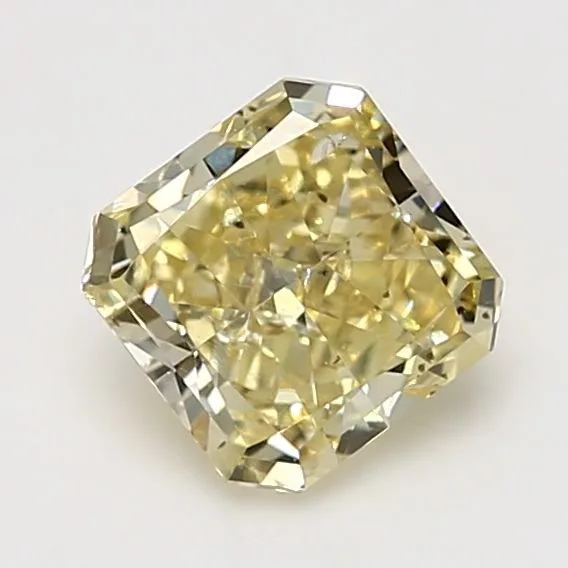 1.65 Carat Radiant Fancy Yellow SI2 Natural Diamond