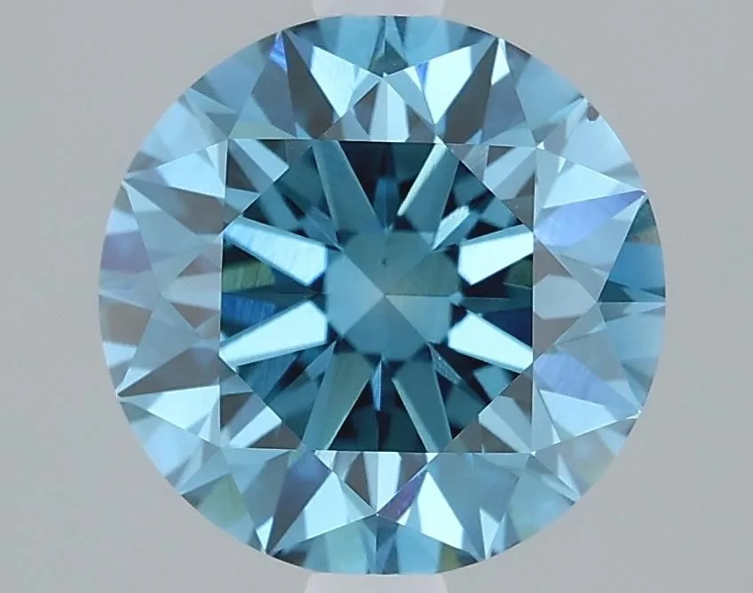 2.17 Carat Round Fancy Vivid Blue VS1 Lab Diamond 1 2.17 Carat Fancy Vivid Blue VS1 ROUND Lab Diamond