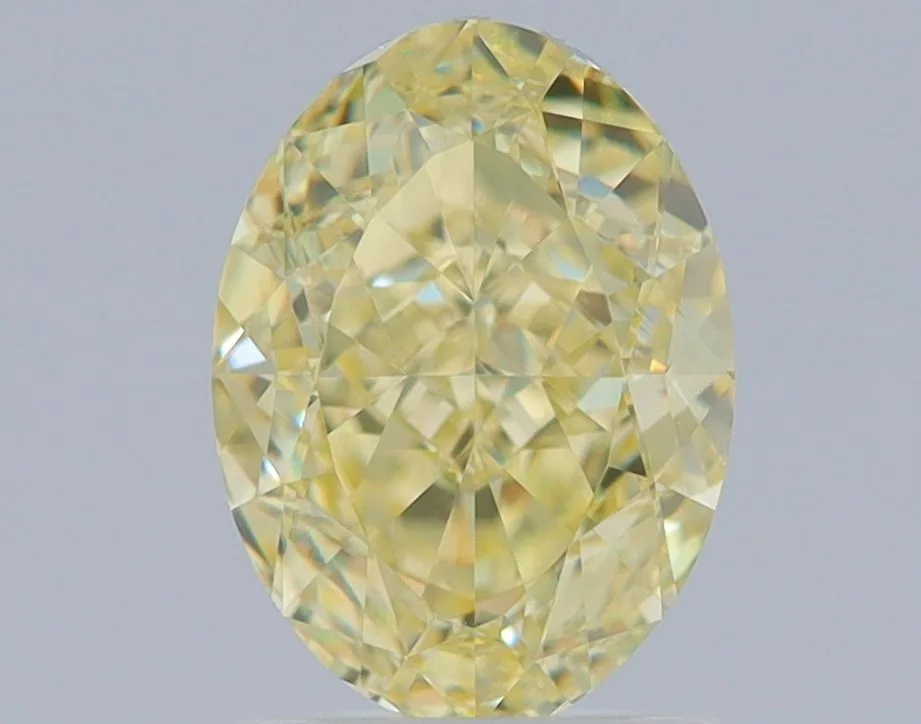 2.01 Carat Oval Fancy Yellow VVS2 Natural Diamond 1 2.01 Carat Oval Fancy Yellow VVS2 Natural Diamond