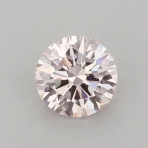 0.58 Carat Round Fancy Light Pink VS2 Lab Diamond