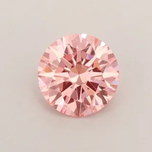 0.44 Carat Round Fancy Vivid Pink VS1 Lab Diamond