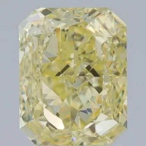 2 Carat Radiant Fancy Yellow VS2 Natural Diamond
