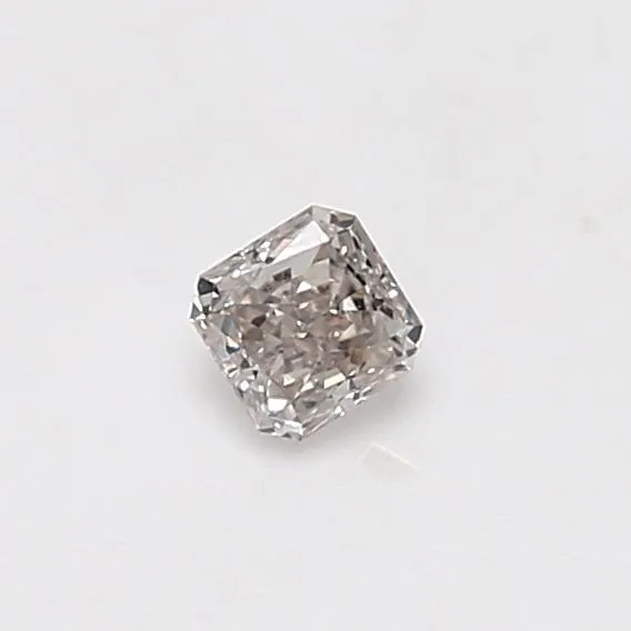 0.25 Carat Radiant Light Brown VS2 Natural Diamond
