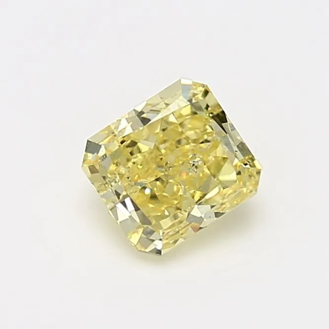 1.14 Carat Radiant Fancy Intense Yellow SI2 Natural Diamond