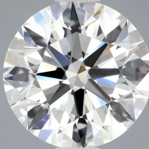 0.9 Carat Round I VVS1 Natural Diamond