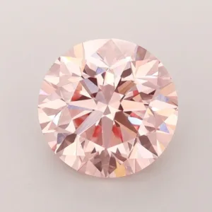 3.02 Carat Round Fancy Vivid Pink VS1 Lab Diamond