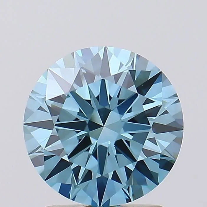 1.92 Carat Fancy Vivid Blue VVS2 ROUND Lab Diamond