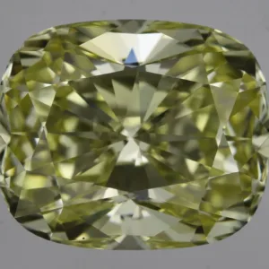 2.4 Carat Fancy Intense Yellow VS2 CUSHION BRILLIANT Diamond