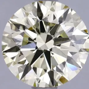 1.68 Carat Round Fancy Yellow VVS2 Lab Diamond