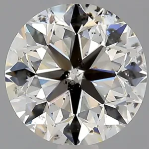 1.34 Carat Round J SI2 Natural Diamond