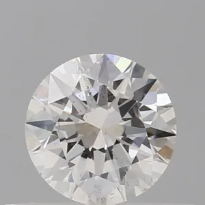 0.4 Carat Round F SI2 Natural Diamond