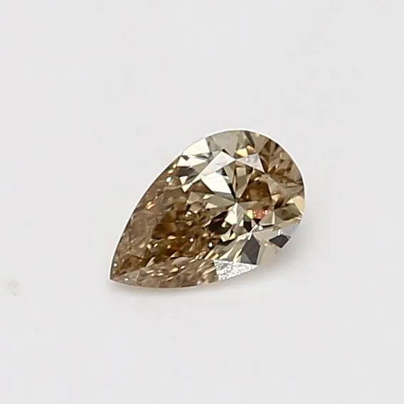 0.32 Carat Fancy Yellow SI1 PEAR Diamond