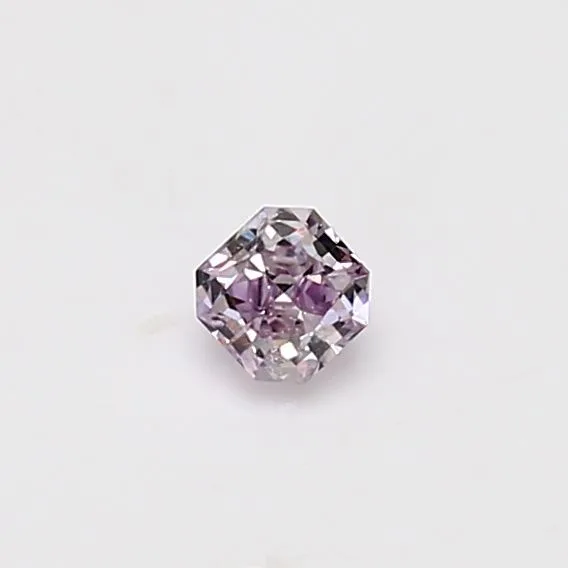 0.2 Carat Radiant Fancy Purple Pink I1 Natural Diamond