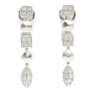 Bvlgari Lucea Diamond Gold Earrings