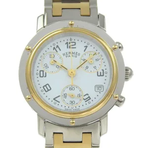 Hermès Clipper Chronograph Quartz Watch