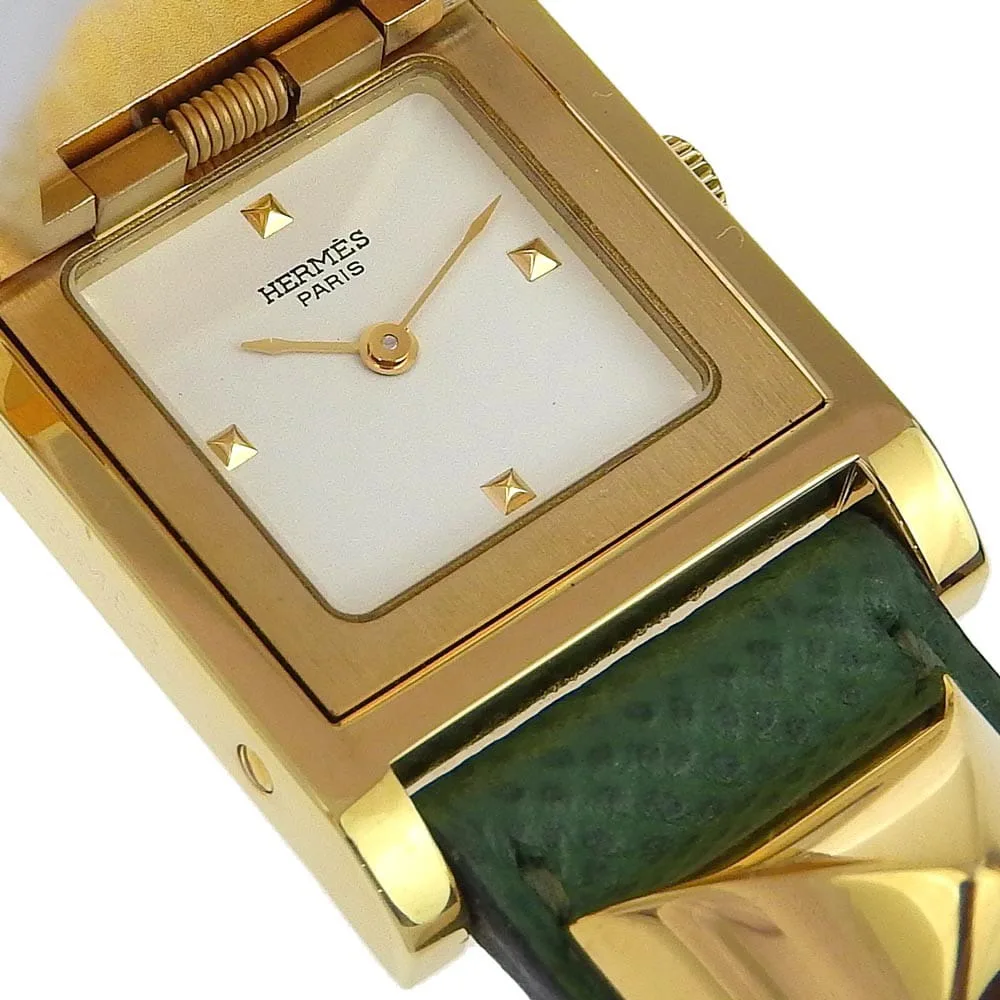 Hermès Medor Quartz Gold Plated Watch