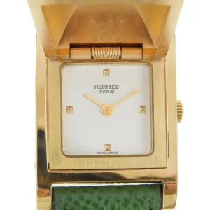 Hermès Medor Quartz Gold Plated Watch