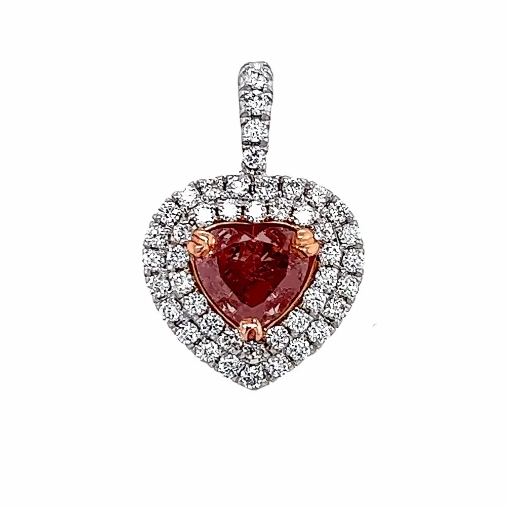 1.03 Carat Heart Fancy Pink Natural Diamond 1 1.03 Carat Heart Fancy Pink Natural Diamond